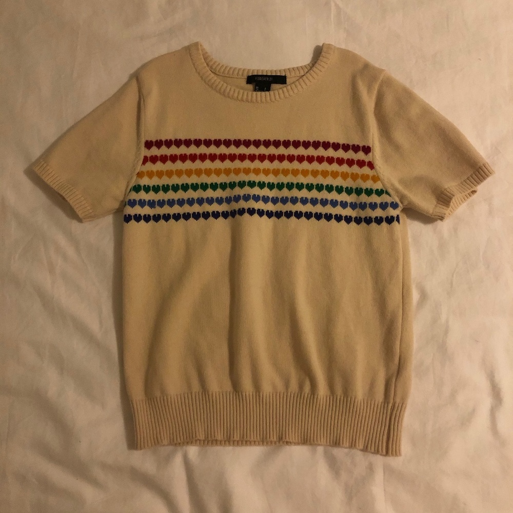 Forever 21 T Shirt with Heart design